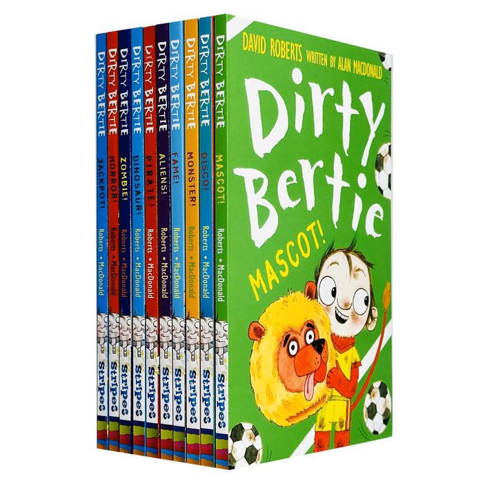 Dirty Bertie - Series 3 - Full 10 Books Collection Set (Pirate, Dinosaur, Zombie) - The Book Bundle