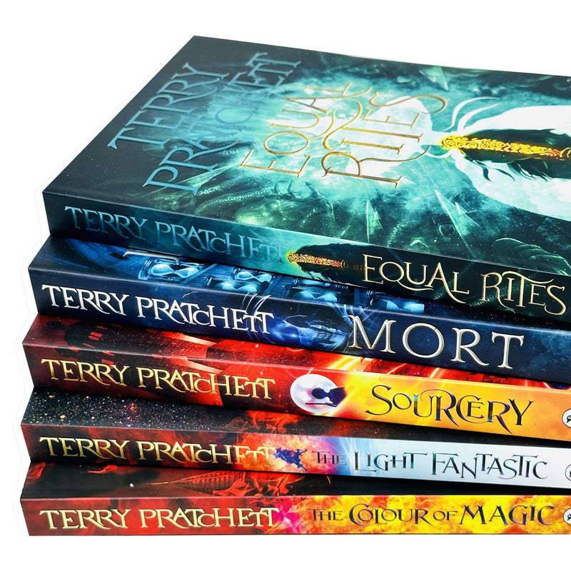 Terry Pratchett Discworld Novels Series 1 :5 Books Collection Set - The Book Bundle