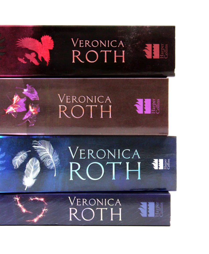 The Divergent Series 4 Books Collection Box Set by Veronica Roth - Fiction - Paperback