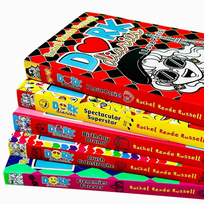 Dork Diaries Collection 5 Books Set (Volume 11-15) By Rachel Renee Russell