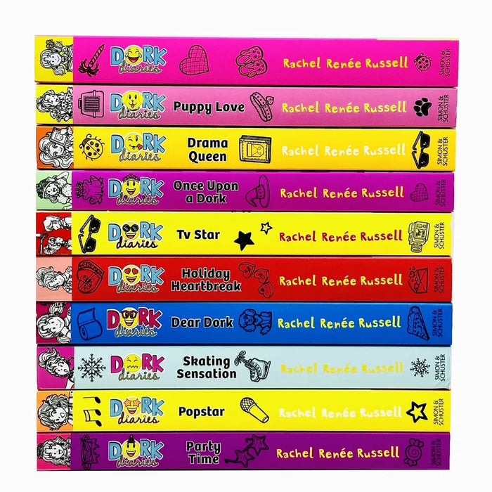 Dork Diaries Series 10 Books Collection Set by Rachel Renee Russell