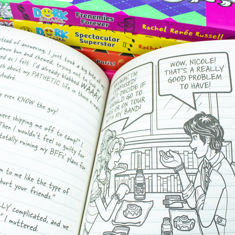 Dork Diaries Collection 5 Books Set (Volume 11-15) By Rachel Renee Russell - The Book Bundle