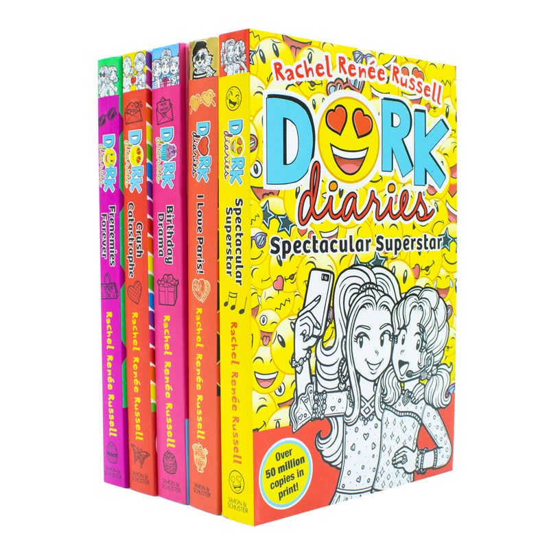 Dork Diaries Collection 5 Books Set (Volume 11-15) By Rachel Renee Russell - The Book Bundle