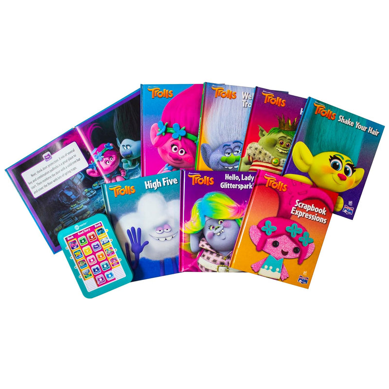 Dreamworks Trolls - Me Reader Electronic Reader 8 Books Library Box Set - The Book Bundle