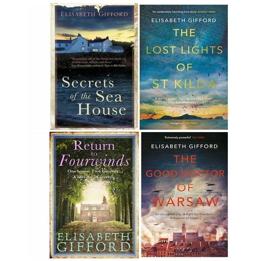 Elisabeth Gifford 4 Books Collection Set Good Doctor of Warsaw,Return to Fourwind - The Book Bundle