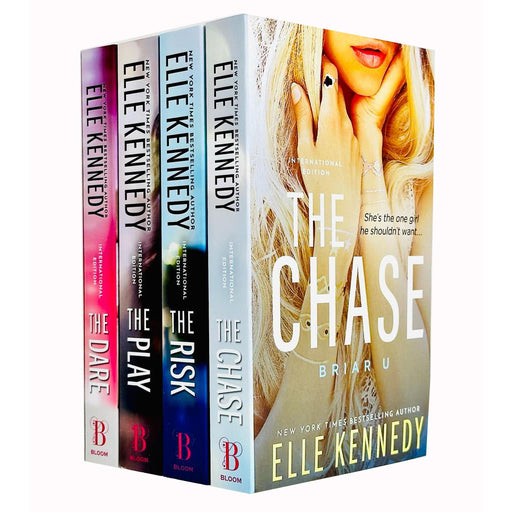 Briar U Series Books 1 - 4 Collection Set by Elle Kennedy (The Chase, The Risk, The Play & The Dare) - The Book Bundle