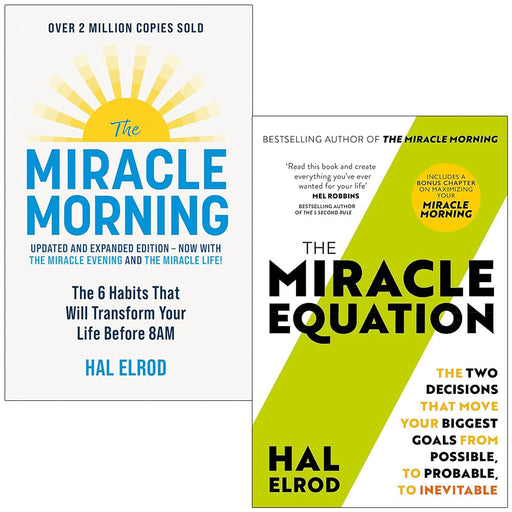 Hal Elrod Collection 2 Books Set (The Miracle Morning, The Miracle Equation) - The Book Bundle