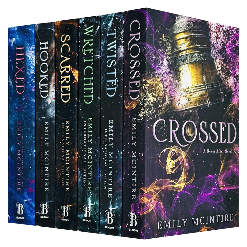 Never After Series by Emily McIntire Complete 6 Books Collection Set (Hexed, Hooked, Scarred, Wretched, Twisted & Crossed) - The Book Bundle