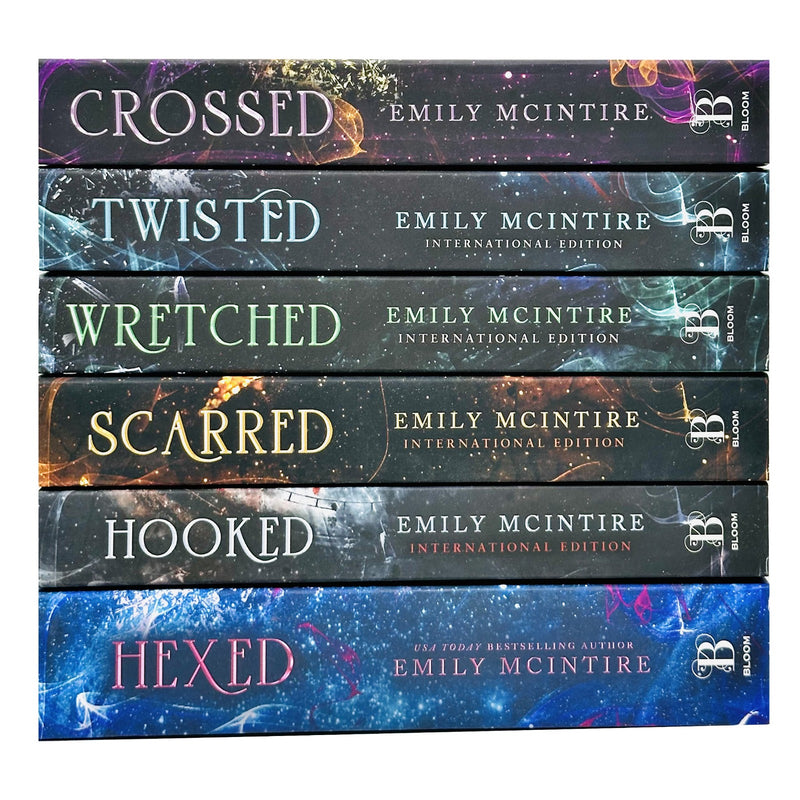 Never After Series by Emily McIntire Complete 6 Books Collection Set (Hexed, Hooked, Scarred, Wretched, Twisted & Crossed) - The Book Bundle