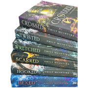 Never After Series by Emily McIntire Complete 6 Books Collection Set (Hexed, Hooked, Scarred, Wretched, Twisted & Crossed) - The Book Bundle