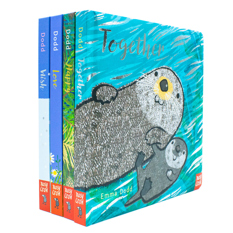 Emma Dodd Animal Series 4 Books Collection Set (Together, Love, Happy & Wish) - The Book Bundle