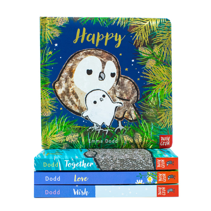 Emma Dodd Animal Series 4 Books Collection Set (Together, Love, Happy & Wish) - The Book Bundle