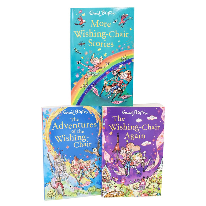 Enid Blyton The Wishing-Chair Collection 3 Books Box Set (The Adventures of the Wishing-Chair, Wishing-Chair Again & More Wishing Chair Stories) - The Book Bundle