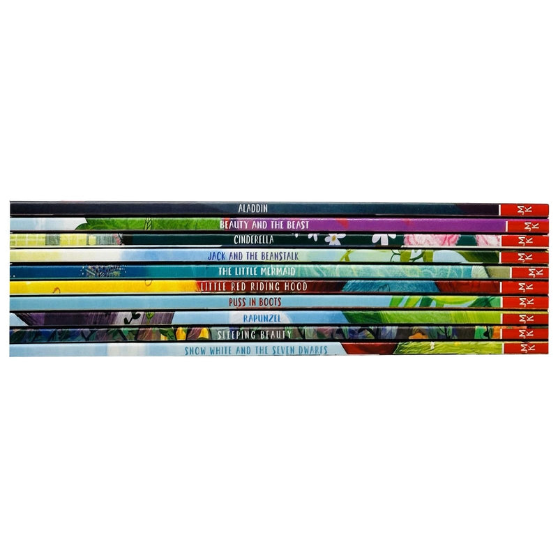 Fairy Tales Little Adventure 10 Books Collection Set(Aladdin, Cinderella, Rapunz) - The Book Bundle