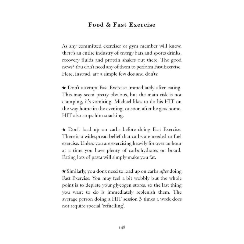 Fast Exercise: The Simple Secret of High Intensity Training by Dr Michael Mosley - Non Fiction - Paperback