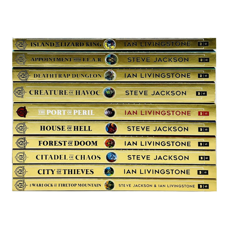 Fighting Fantasy Series You Are the Hero 10 Books Collection Set By Steve Jackson & Ian Livingstone - The Book Bundle