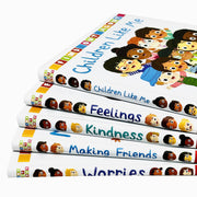 A lift-the-flap Find out About Series 5 Books Collection Set(Feelings, Kindness, Making Friends, Children Like Me & Worries) - The Book Bundle
