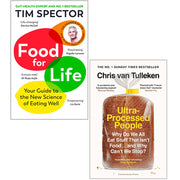 Ultra-Processed People & Food for Life 2 Books Collection Set by Tim Spector, Chris van Tulleken - The Book Bundle