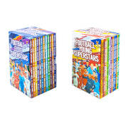 Football Elite Superstars and Football Young Superstars 24 Books Box Set by Simon Edwards - The Book Bundle