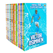 Football Elite Superstars and Football Young Superstars 24 Books Box Set by Simon Edwards - The Book Bundle