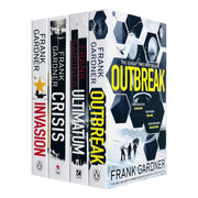 Luke Carlton Series 4 Books Collection Set by Frank Gardner (Invasion, Outbreak) - The Book Bundle