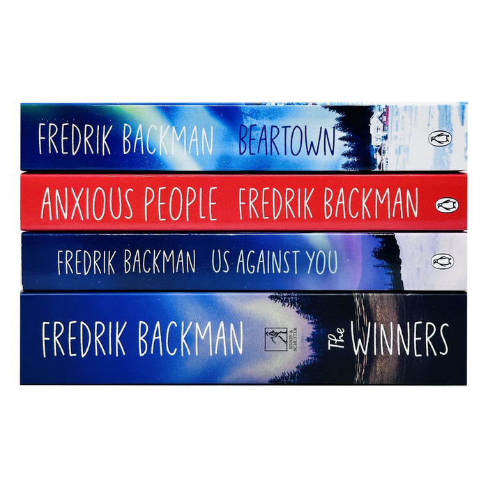 Fredrik Backman Beartown Collection 4 Books Set (The Winner, Us Against You, Beartown, Anxious People) - The Book Bundle