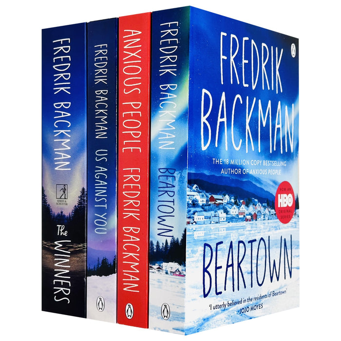 Fredrik Backman Beartown Collection 4 Books Set (The Winner, Us Against You, Beartown, Anxious People) - The Book Bundle