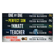 Freida McFadden Collection 5 Books Set (The Housemaid Is Watching, The Teacher, The Inmate, The Perfect Son & One by One) - The Book Bundle