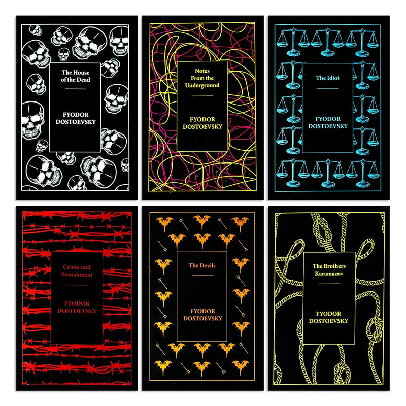 Complete Collection of Fyodor Dostoevsky 6 Books Set Crime and Punishment, Idiot - The Book Bundle