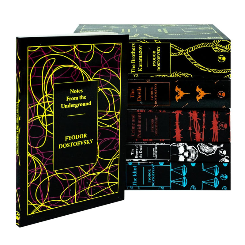 Complete Collection of Fyodor Dostoevsky 6 Books Set Crime and Punishment, Idiot - The Book Bundle