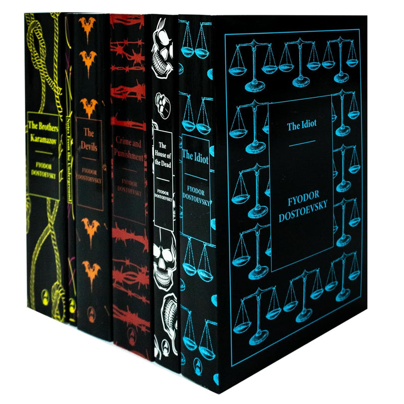 Complete Collection of Fyodor Dostoevsky 6 Books Set Crime and Punishment, Idiot - The Book Bundle