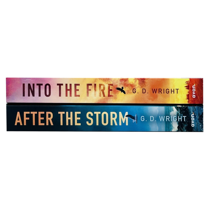Into the Fire & After the Storm By  G. D. Wright  2 Books Set - The Book Bundle