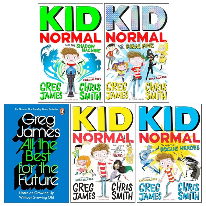 Kid Normal 5 Books Collection Set Including All the Best for the Future by Greg James - Fiction - Paperback