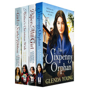 Glenda Young Collection 4 Books Set(The Sixpenny Orphan,The Paper Mill Girl,A Mother's Christmas Wish,The Girl with the Scarlet Ribbon) - The Book Bundle