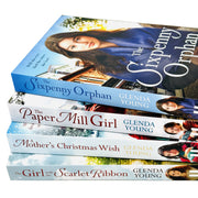 Glenda Young Collection 4 Books Set(The Sixpenny Orphan,The Paper Mill Girl,A Mother's Christmas Wish,The Girl with the Scarlet Ribbon) - The Book Bundle