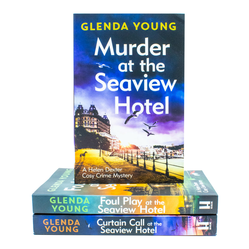 Helen Dexter Cosy Crime Mysteries 3 Books Set by Glenda Young Foul Play Seaview - The Book Bundle