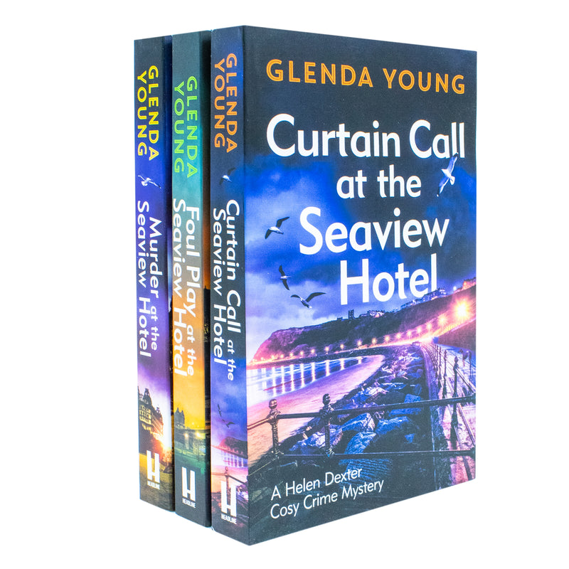 Helen Dexter Cosy Crime Mysteries 3 Books Set by Glenda Young Foul Play Seaview - The Book Bundle