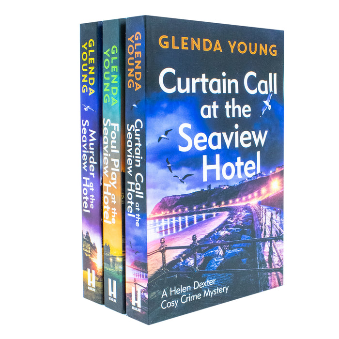 Helen Dexter Cosy Crime Mysteries 3 Books Set by Glenda Young Foul Play Seaview