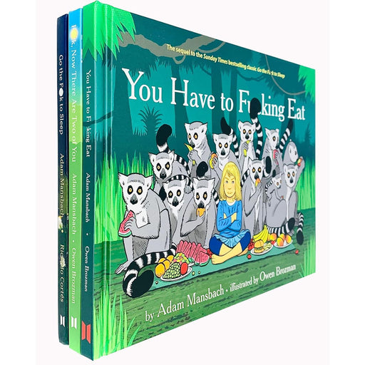 Adam Mansbach Go the Fuck to Sleep Series 3 Books Collection Set - The Book Bundle
