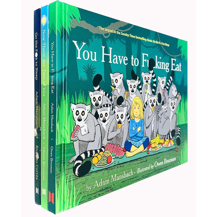 Adam Mansbach Go the Fuck to Sleep Series 3 Books Collection Set - The Book Bundle