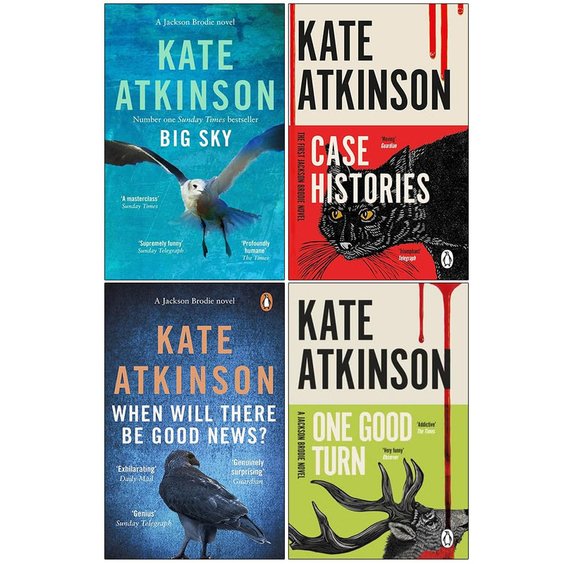 Kate Atkinson 4 Books Collection Set Jackson Brodie Series - The Book Bundle