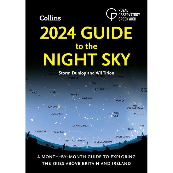 Royal Observatory Greenwich 3 Books Set 2024 Guide to the Night Sky Collins Star - The Book Bundle
