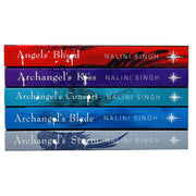 Guild Hunter Series 1-5 Books Collection Set By Nalini Singh (Angels' Blood, Archangel's Kiss, Archangel's Consort, Archangel's Blade & Archangel's Storm) - The Book Bundle