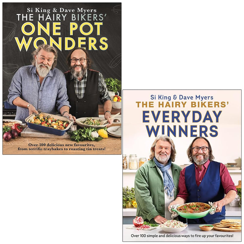 Hairy Bikers 2 Books Collection Hairy Bikers' Everyday Winners, One Pot Wonders