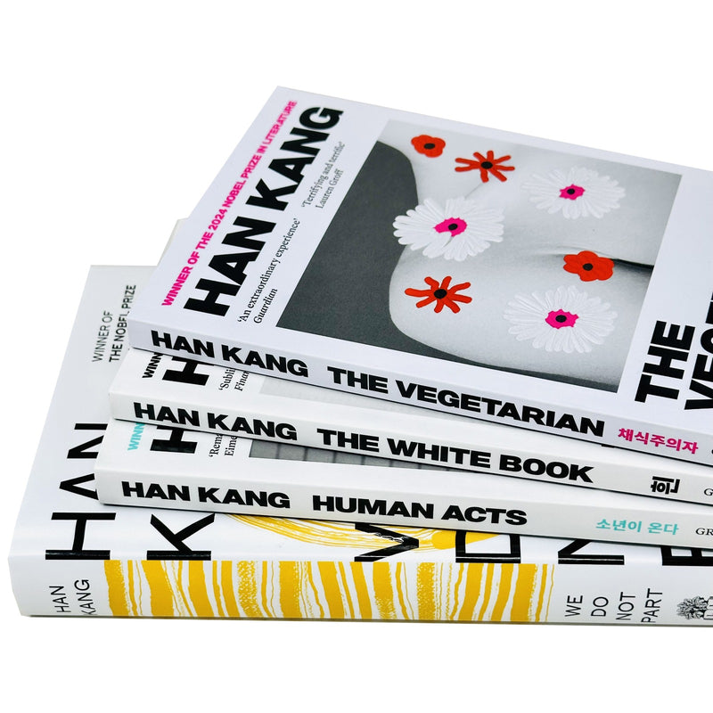 Han Kang Collection 4 Books Set (We Do Not Part, The Vegetarian, Human Acts and The White Book) - The Book Bundle