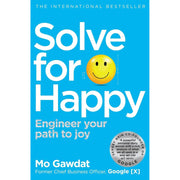 Set of three paperback non-fiction books by Owen O'Kane, including "Ten to Zen" and "Solve for Happy," featuring blue covers.