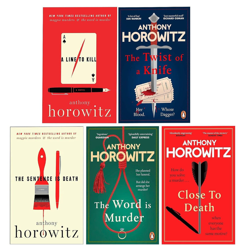 Hawthorne and Horowitz Mysteries Series 5 Books Collection Set (The Word Is Murder)