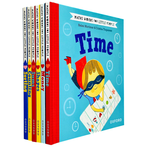 Maths Words for Little People Series 6 Books Collection Set By Helen Mortimer - The Book Bundle