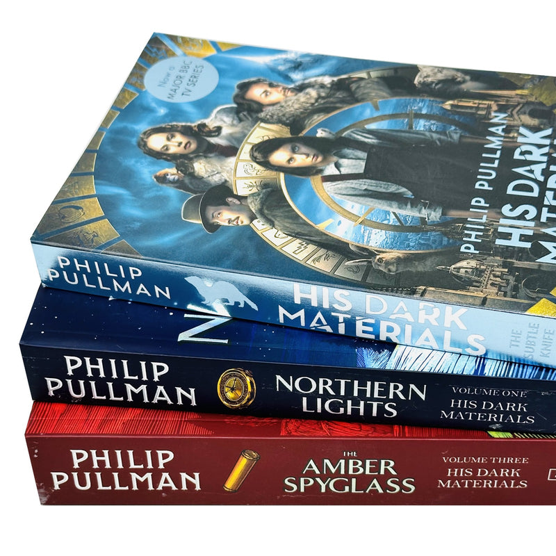 His Dark Materials Collection 3 Books Set By Philip Pullman (The Subtle Knife, Northern Lights & The Amber Spyglass) - The Book Bundle