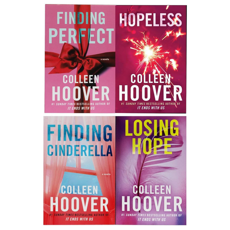 Hopeless Series By Colleen Hoover 4 Books Collection Set (Losing Hope, Finding Cinderella) - The Book Bundle